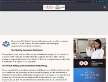 Tablet Screenshot of alfalaboratoriesltd.com